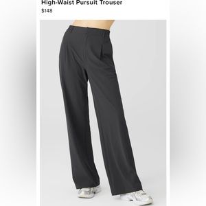 Alo high waist pursuit trouser color anthracite size xxs